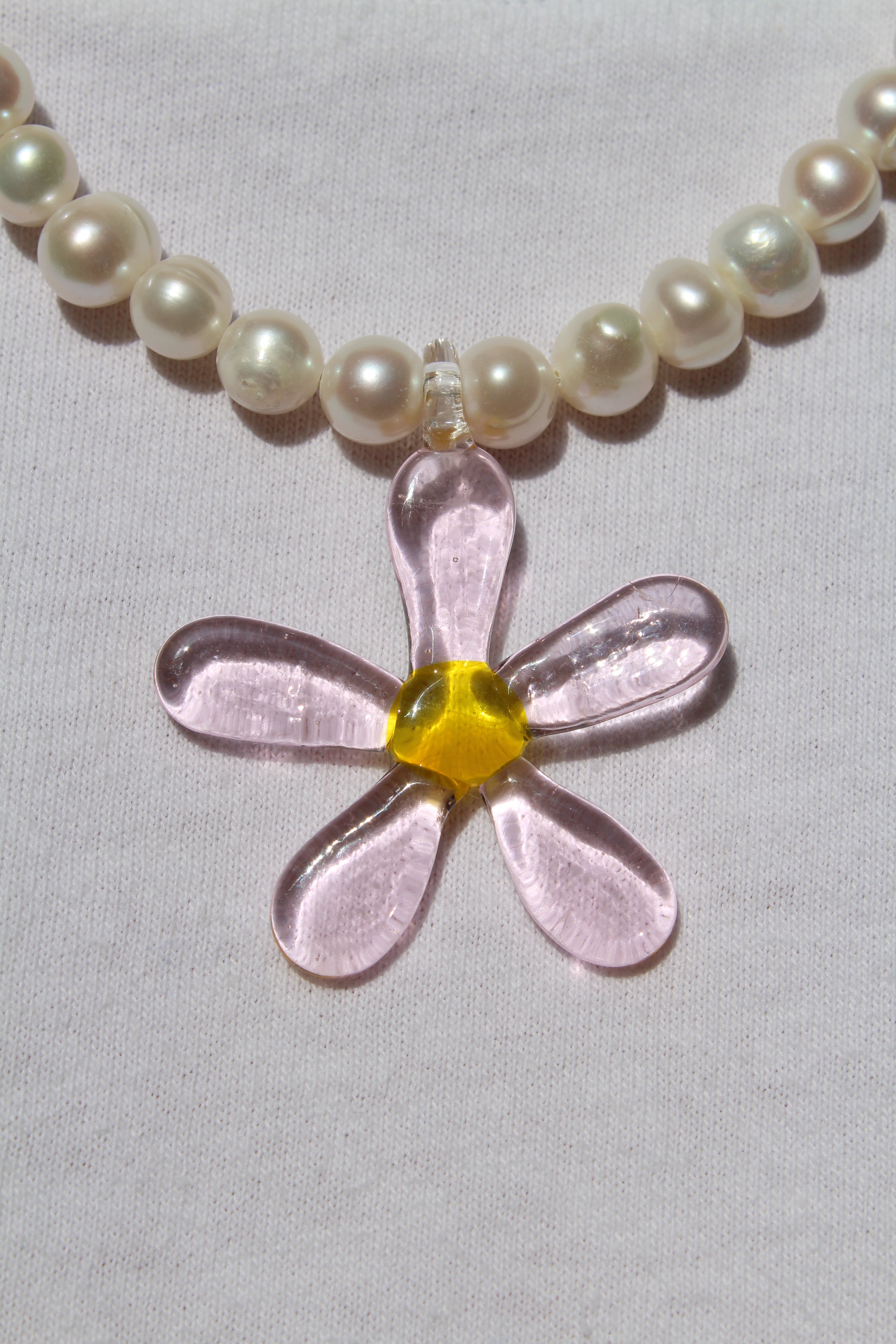 Daisy Pink Necklace