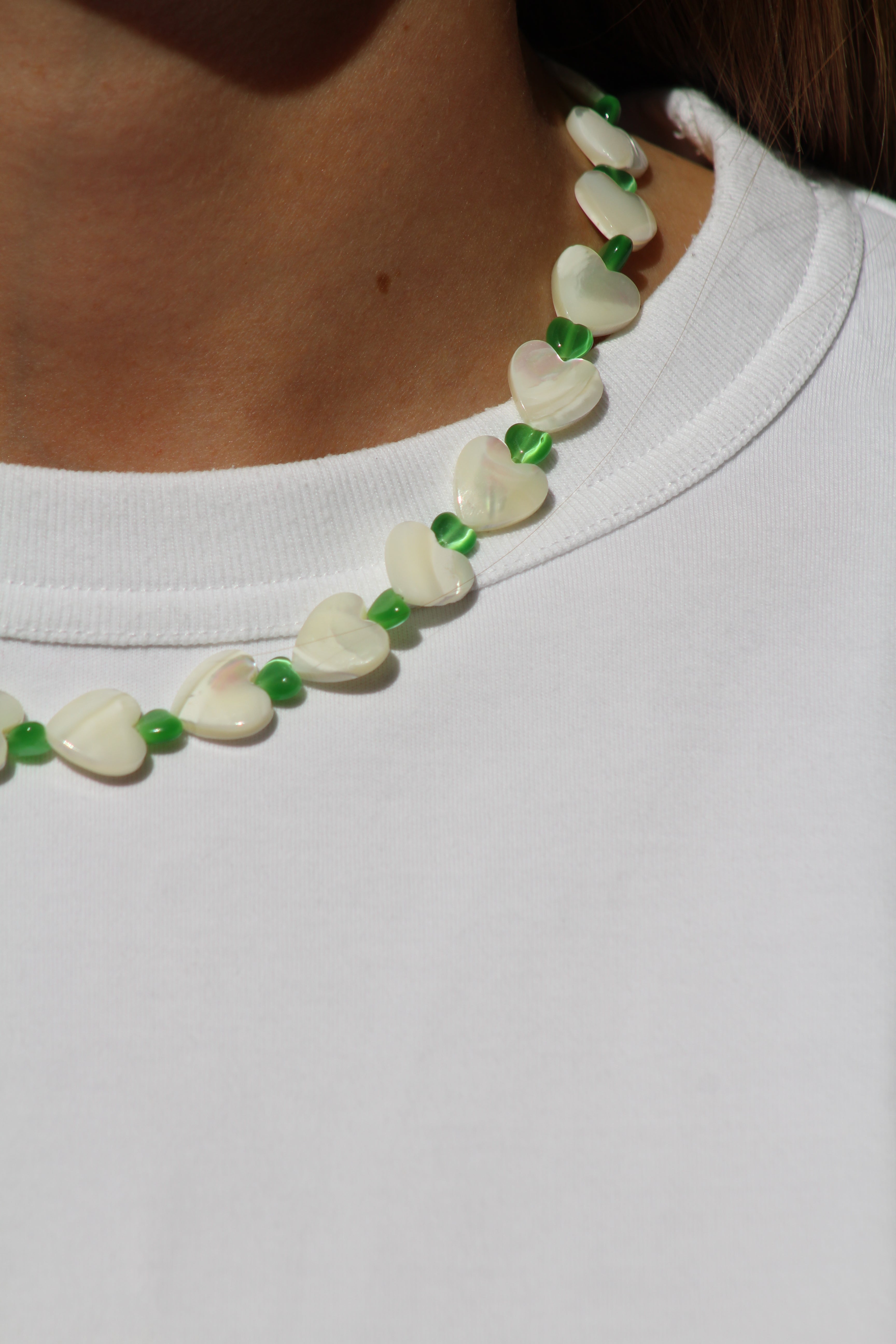 Luna Green Necklace