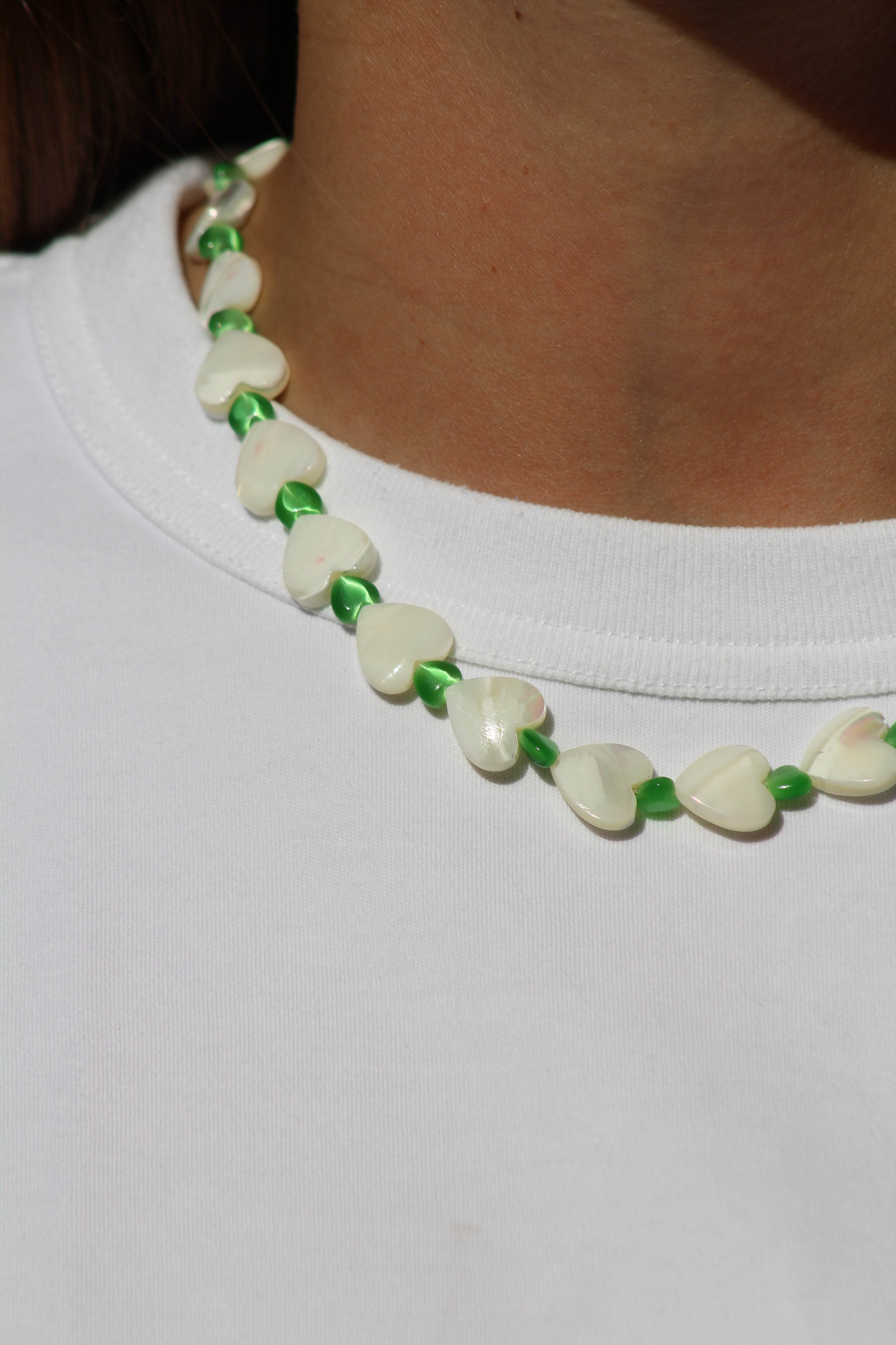 Luna Green Necklace